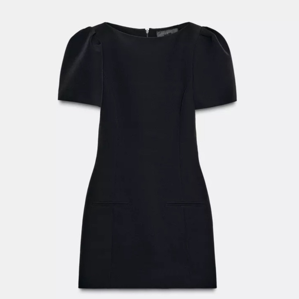 ZARA PLEATED POCKET SHORT DRESS